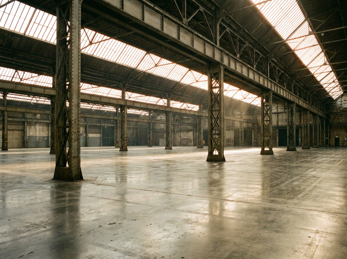 Interior de nave industrial
